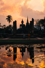 Historic Town Of Sukhothai, Thailand.