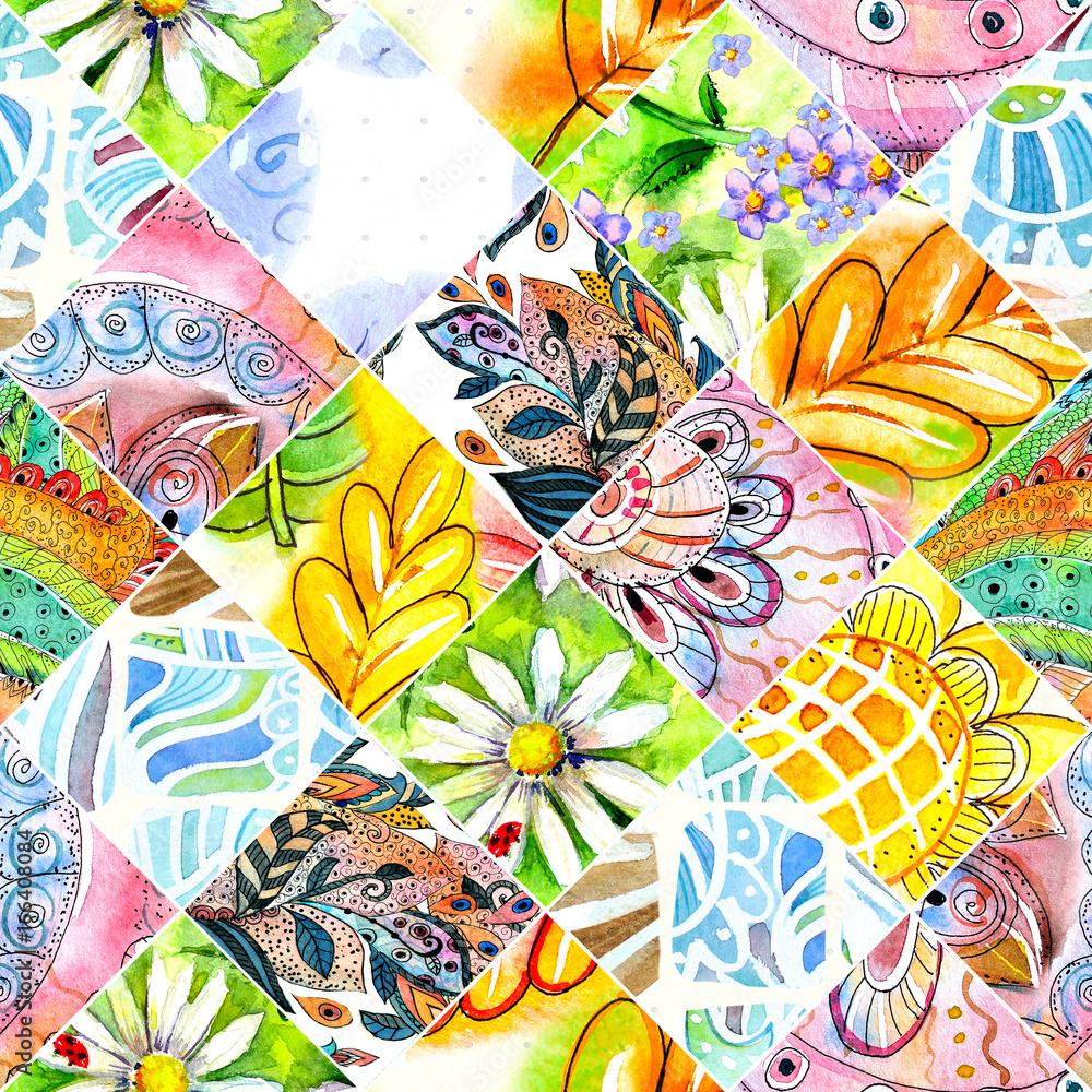abstrakcyjny-wiosenny-wzor-patchwork