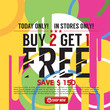 © sirikornt - Buy 2 Get 1 Free Banner Vector Illustration