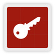 Red Icon Schaltfläche - Schlüssel Datenschutz