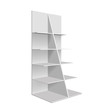 © majcot - Empty showcase. Illustration isolated on white background