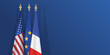 © pict rider - drapeau - France - États-Unis - Européen - présentation - français - Américain - fond