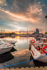 Yacht port in Gdynia