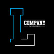 Initial Letter L IL Logo Design Template Elements