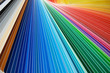 canvas print picture - Folienfarben Regenbogen Farbfächer