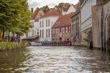 Wall Mural - Capture done in Brugges Streets and Water Channels, Belgium