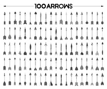 Bow Arrows Set, Hipster Arrows, Vintage Arrows