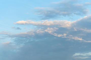 Blue sky with cloud