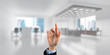 © adam121 - Choosing gesture of businessperson in elegant modern interior in sunshine light