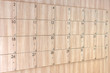 © leisuretime70 - wooden locker with number