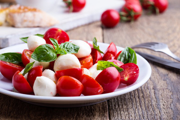 Canvas Print - Traditional caprese salad