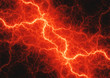 Hot orange lightning, plasma power