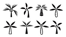 Palms Icon Set