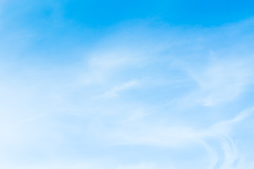 Blue sky with clouds background lines intersect.