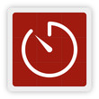 Red Icon Schaltfläche - Countdown