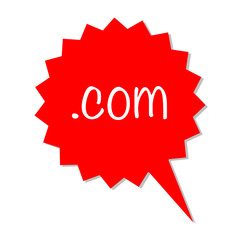 Sticker - Aktion - com Domain URL