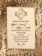 © miamilky - Vintage baroque style wedding invitation card template.