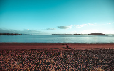 Sunrise in New Zealand Paihia Beach 