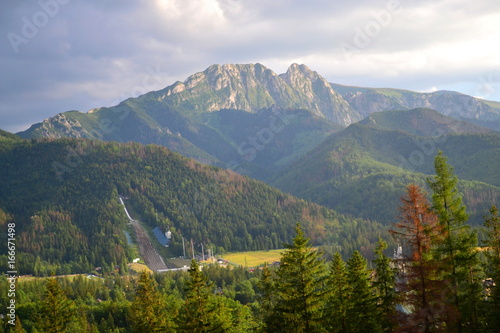 Plakaty Giewont  gory-tatry-widok-na-giewont