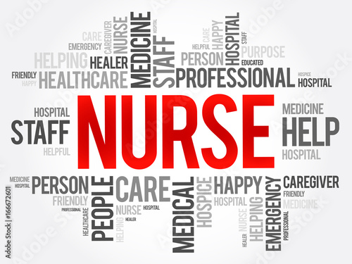 nurse word cloud collage