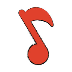 Wall Mural - Music note symbol