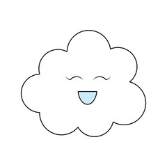 Wall Mural - Cloud cute cartoon