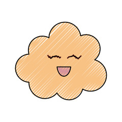 Wall Mural - Cloud cute cartoon