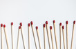 © Zocky/Stocksy - Matches in a row on white background