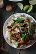 © Davide Illini/Stocksy - Asian beef with broccoli and mushrooms