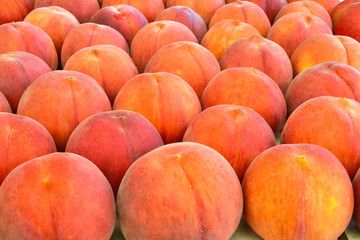 Fresh juicy peach fruit