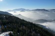 Idyllische Winterlandschaft in den Bergen