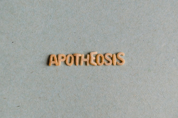 Wall Mural - Apotheosis word