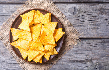 Snack for party chips nachos