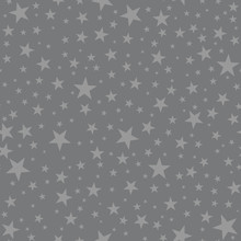 Seamless Gray Irregular Stars Pattern Vector