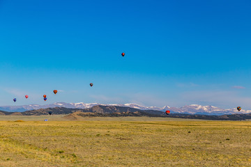 Hot air balloon practice