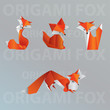 Fox mascot illustration collection