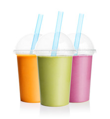 Sticker - Orange, green and purple smoothie