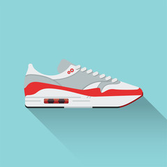 Sport trainer for all. Flat design. Vector illustration.