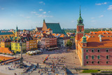 Fototapeta  - Warsaw, Castle square, Capital of Poland