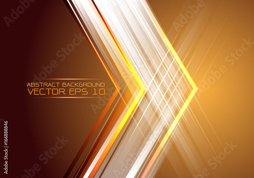 Abstract Arrow Light On Gold Design Modern Futuristic Luxury