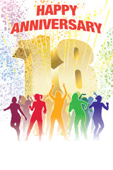 Poster - Eighteenth anniversary