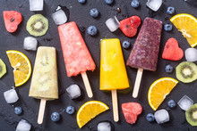 Popsicle With Fruits