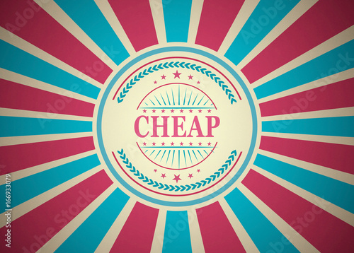 Fotografía Cheap Retro Vintage Style Stamp Background