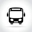 bus icon on white background