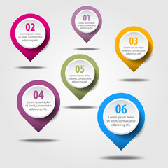Wall Mural - Business Infographics design template illustration