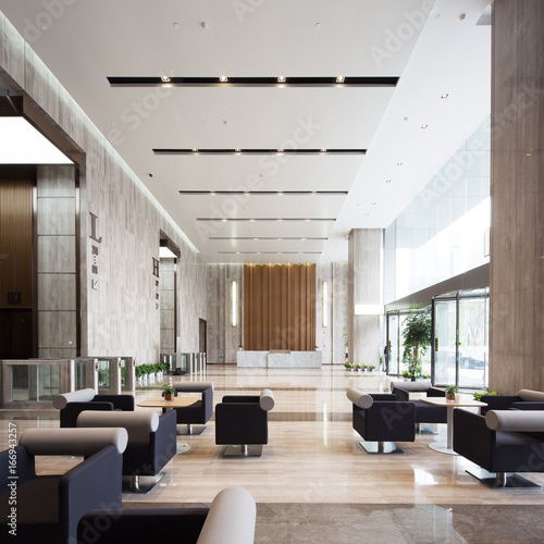 Interior Of Modern Entrance Hall Buy This Stock Photo And