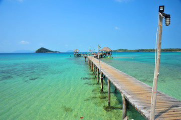 Wall Mural - White Sand Beach on Tropical Islands