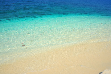 Wall Mural - White Sand Beach on Tropical Islands