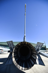 Wall Mural - Fighter aircraft on the runway