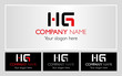 HG nowoczesne logo dla firmy